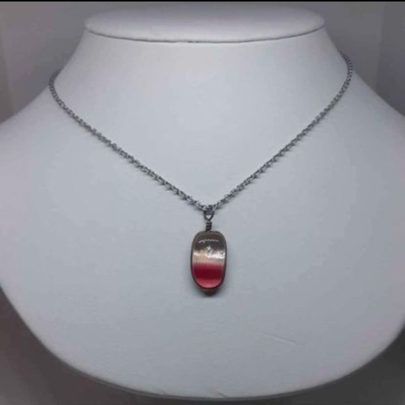 Dichroic Glass Necklace - Picture 1 of 2